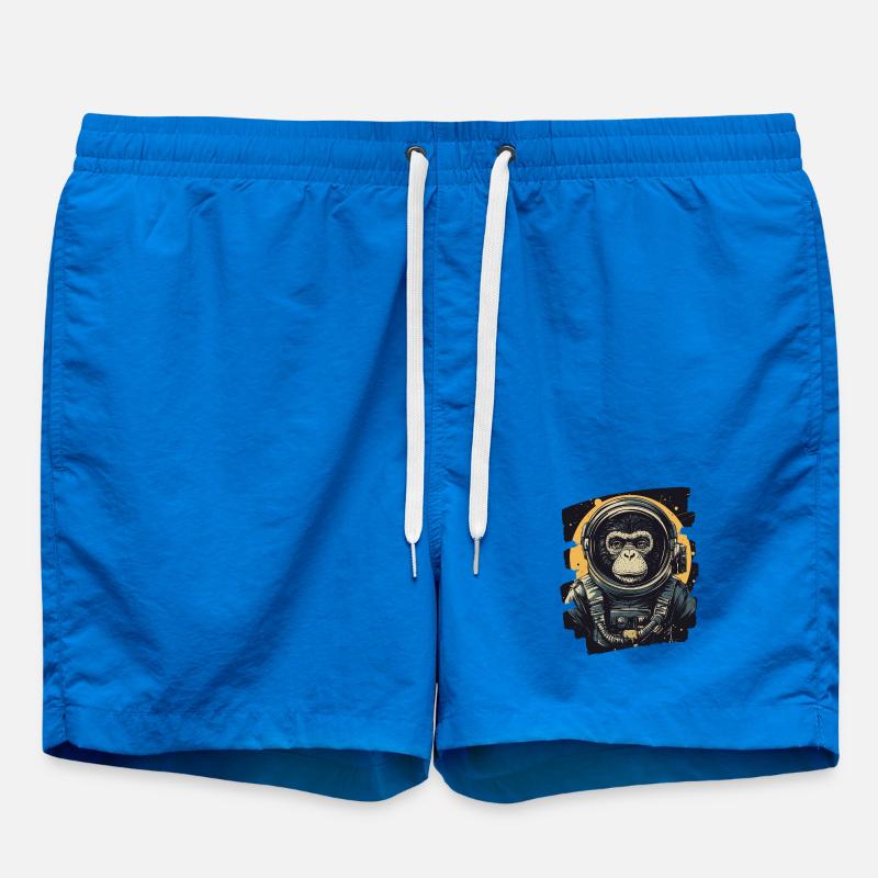 Singe astronaute - Short de bain - cobalt blue