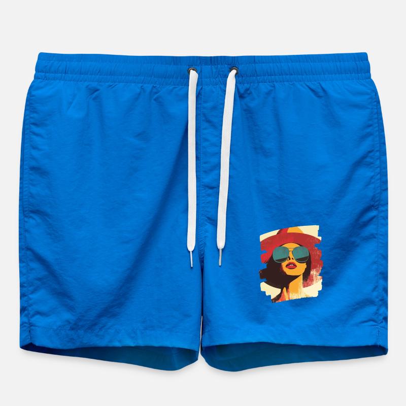 Soleil d’été Rétro - Short de bain - cobalt blue