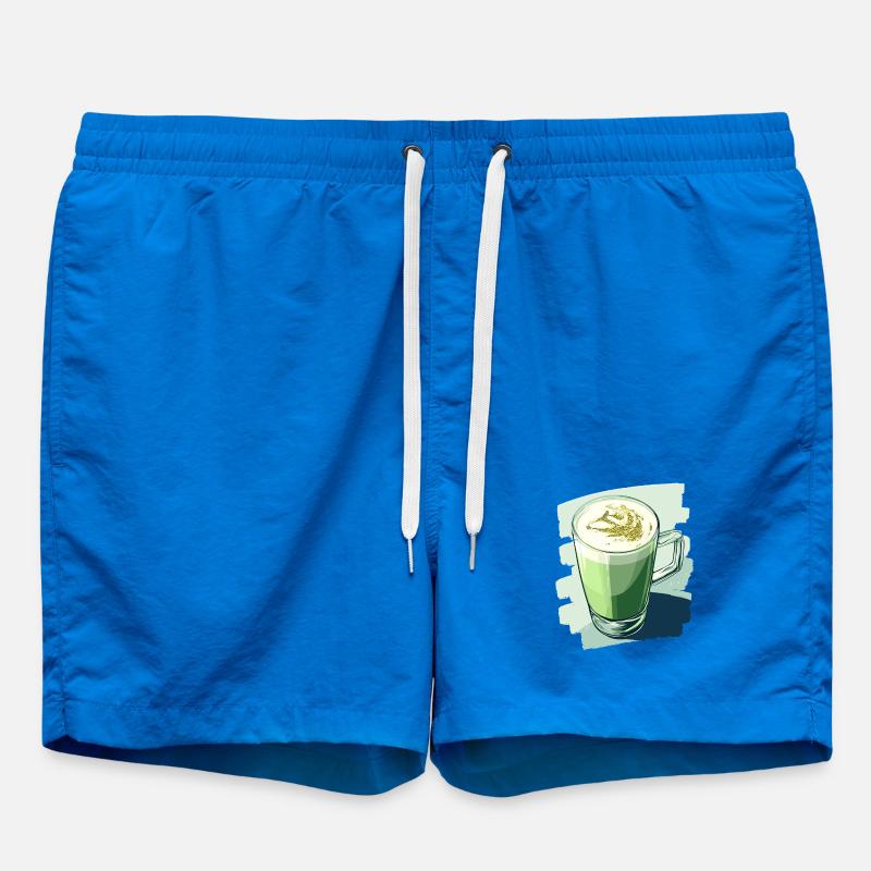 Matcha Latte Lover Thé vert - Short de bain - cobalt blue