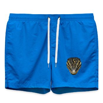 Monitor lizard, reptile, Komodo dragon, banded monitor lizard, lizard - Swim Trunks - cobalt blue - Front