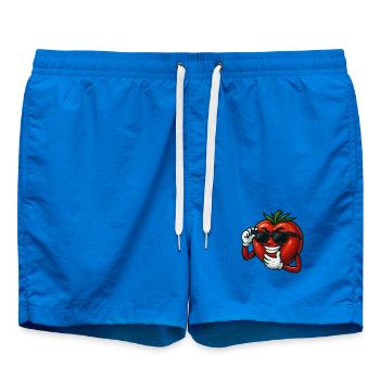 pingouin cool avec des lunettes de soleil dessin animé arctique - Short de bain - cobalt blue - Devant - AI Model Male 185 light (185cm)