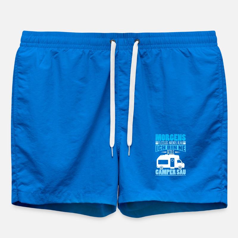 Camper Camping Caravane Dicton - Short de bain - cobalt blue