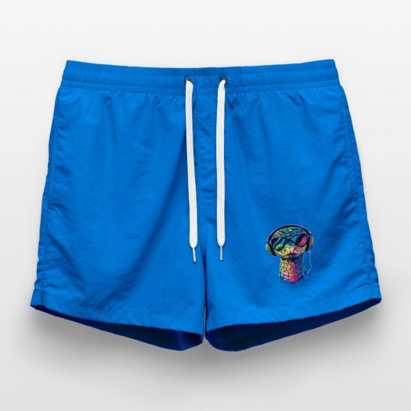 Schlange Python Kobra Klapperschlange Schlangen Badeshorts