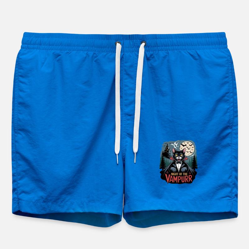 Nuit des chats des vampires - Short de bain - cobalt blue