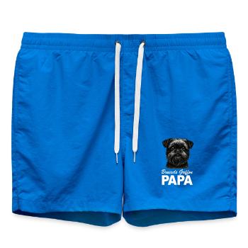 Midget Belge Griffon Bruxelles Griffon Dad - Short de bain - cobalt blue - Devant