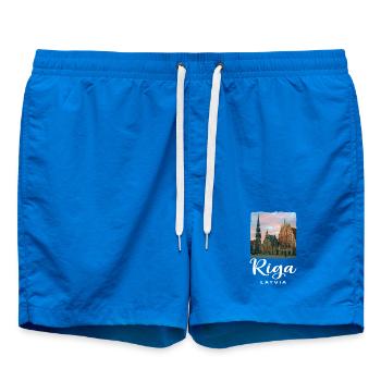 Riga Litauen - Badeshorts - Cobalt blue - Vorne