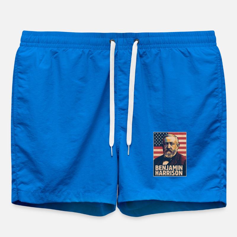 Benjamin Harrison, États-Unis - Short de bain - cobalt blue