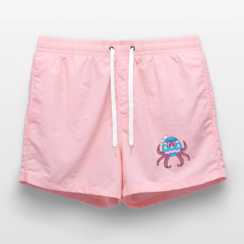 Octopus Easter Easter Egg Swim Trunks
