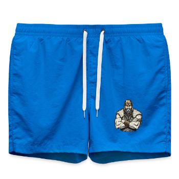 Wikinger Viking Legende Seemann Odin Rabe Kämpfer - Badeshorts - Cobalt blue - Vorne