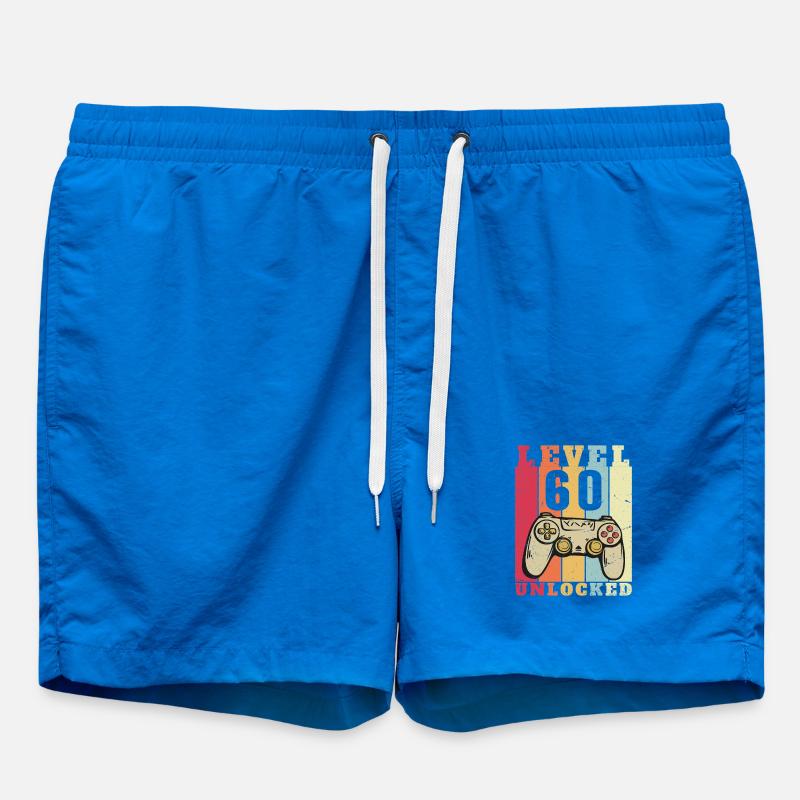 Niveau 60 complete Anniversaire 60 ans - Short de bain - cobalt blue