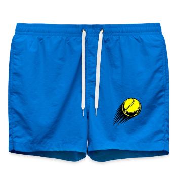 Tennisball Bewegung Gelb Symbol - Badeshorts - Cobalt blue - Vorne - AI Model Male 185 light (185cm)