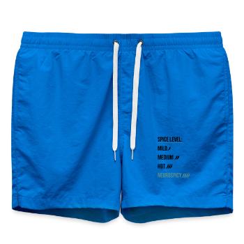 Spice Level Neurospicy - Neurodivergent Humor - Badeshorts - Cobalt blue - Vorne