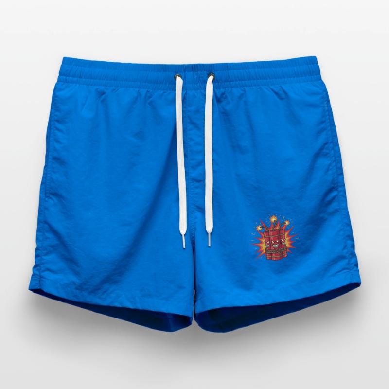 Exploding Dynamite Art Swim Trunks