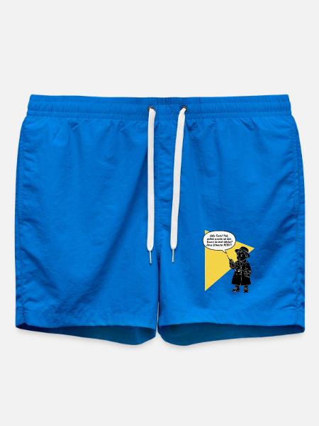 Hallo Tante - Abholen? Dein Schwester nervt lustig - Badeshorts - Cobalt blue