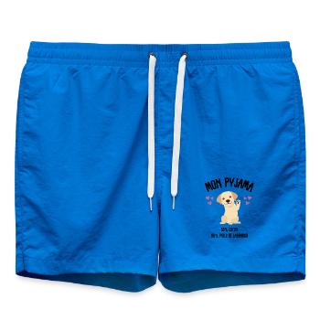 Pyjama Chien Labrador Humour  - Short de bain - cobalt blue - Devant