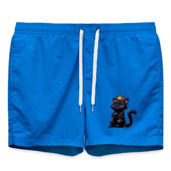 Drôle de chat chats chat amoureux chaton - Short de bain - cobalt blue - Devant