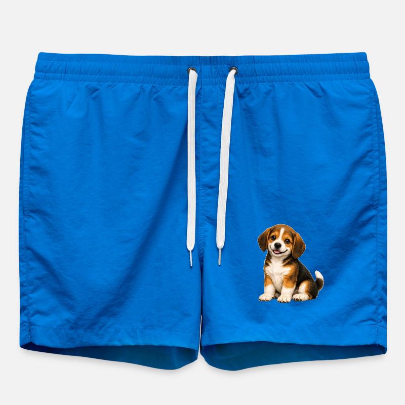 Chiot Rapetou souriant - Short de bain - cobalt blue