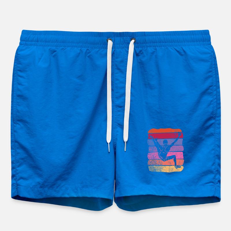 Boulderer Boulder Bouldering - Swim Trunks - cobalt blue