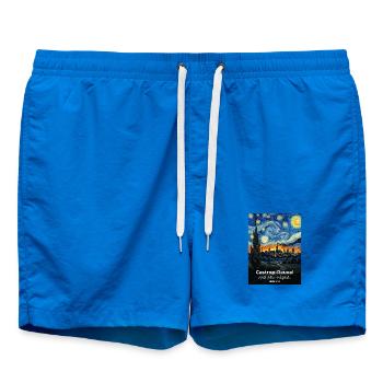 Castrop-Rauxel Germany Starry Night - Swim Trunks - cobalt blue - Front