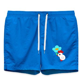 Printemps des Enfants Poulet Fleurs - Short de bain - cobalt blue - Devant