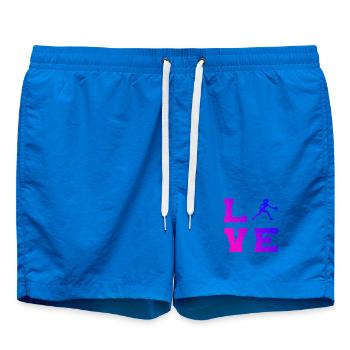 Pickleball athlete idea for pickleball athlete fans - Swim Trunks - cobalt blue - Front