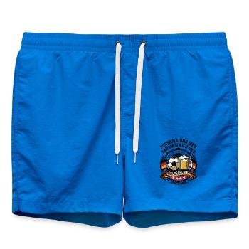 Football and Beer - Germany 2026 - Swim Trunks - cobalt blue - Front