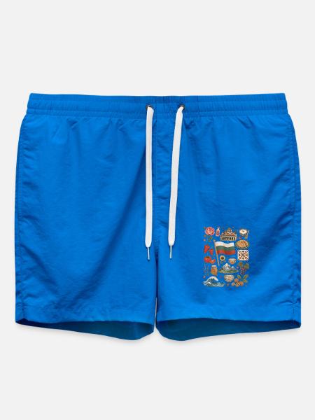 Bulgaria | Mountains, roses & love of home - Swim Trunks - cobalt blue