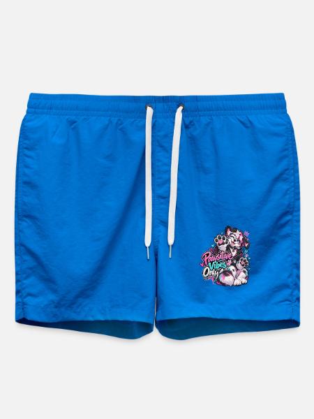 Pawsitive Vibes Only - Badeshorts - Cobalt blue