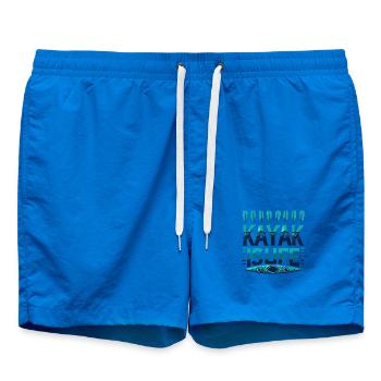  Packraft-Kayak KANU RAFTING Kayaking lustige - Badeshorts - Cobalt blue - Vorne - AI Model Male 185 light (185cm)