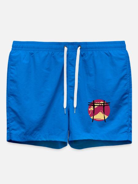 Japanese Arch Torii - Swim Trunks - cobalt blue