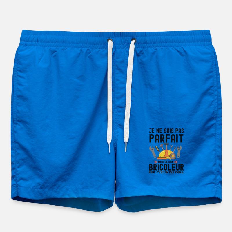 Humour Bricoleur Autodérision - Short de bain - cobalt blue