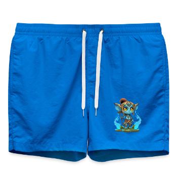 Avatar La Voie de l'Eau, mignon personnage, navi - Short de bain - cobalt blue - Devant