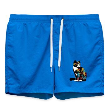 Katze - Badeshorts - Cobalt blue - Vorne