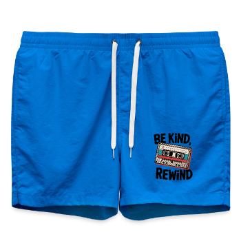 Sei freundlich, spule zurück - Badeshorts - Cobalt blue - Vorne