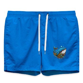 Wal - Badeshorts - Cobalt blue - Vorne - AI Model Male 185 light (185cm)