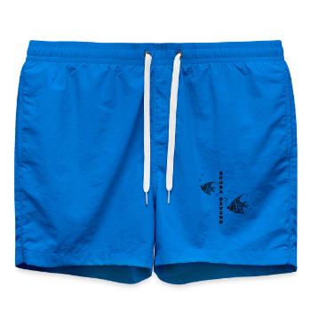 Plongée sous-marine – Tribal Fish Design - Short de bain - cobalt blue - Devant - AI Model Male 185 light (185cm)