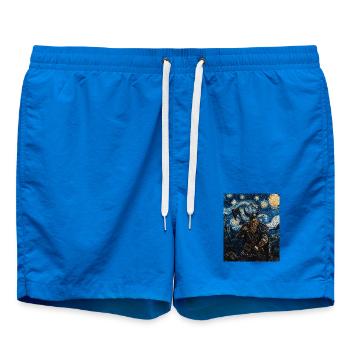 Viking Van Gogh Style - Short de bain - cobalt blue - Devant