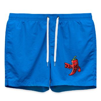 Wütende Chili Tribal Scharfes Essen - Badeshorts - Cobalt blue - Vorne