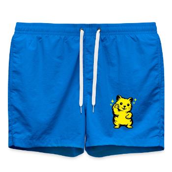 Hamster Cartoon - Swim Trunks - cobalt blue - Front