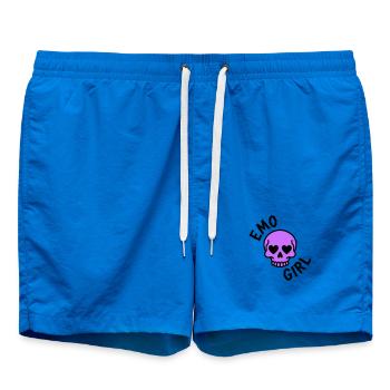 Emo Girl - Badeshorts - Cobalt blue - Vorne - AI Model Male 185 light (185cm)