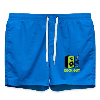 Rock Out Lautsprecher Icon - Badeshorts - Cobalt blue - Vorne - AI Model Male 185 light (185cm)