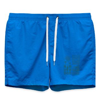 Tropische Sonnenwellen - Badeshorts - Cobalt blue - Vorne - AI Model Male 185 light (185cm)
