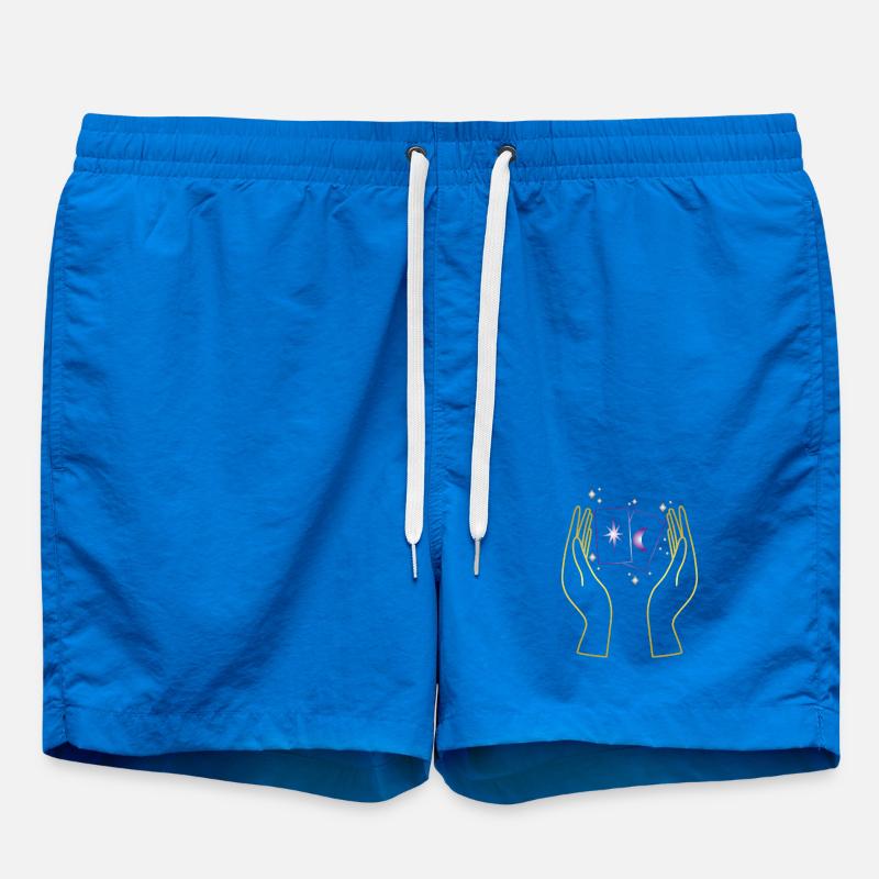 Magic hands with tarot cards - Swim Trunks - cobalt blue