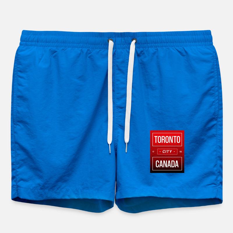 Toronto, Canada - Swim Trunks - cobalt blue