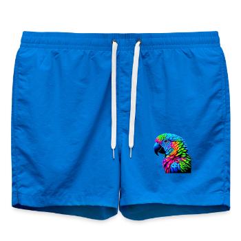 Perroquet - Short de bain - cobalt blue - Devant - AI Model Male 185 light (185cm)