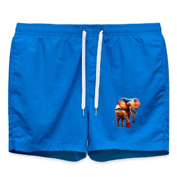 Elefant - Badeshorts - Cobalt blue - Vorne - AI Model Male 185 light (185cm)
