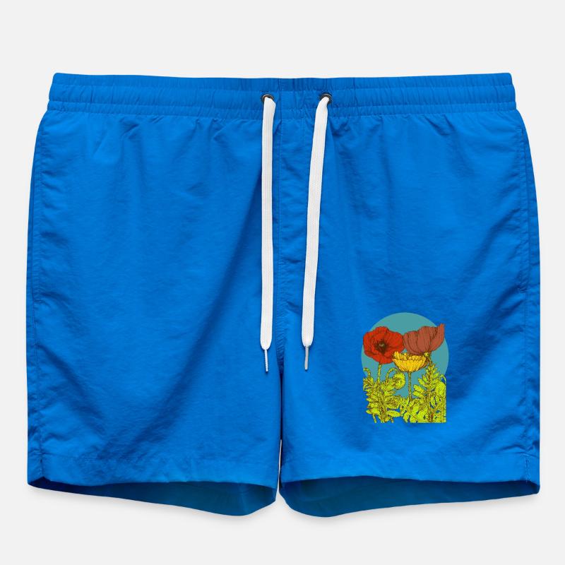 Coquelicots - Short de bain - cobalt blue
