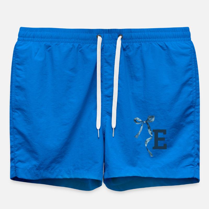 Monogram and gift idea - Swim Trunks - cobalt blue