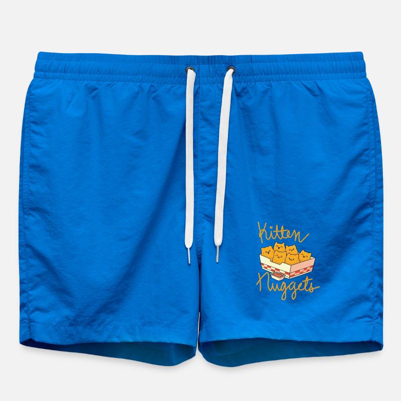 Chaton Nuggets Drôle de Chat - Short de bain - cobalt blue