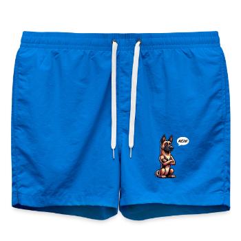 No Malinois Belgian Shepherd Malinoishund - Swim Trunks - cobalt blue - Front